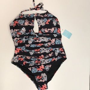 Cupshe Ice Shards Shirring One piece swimsuit